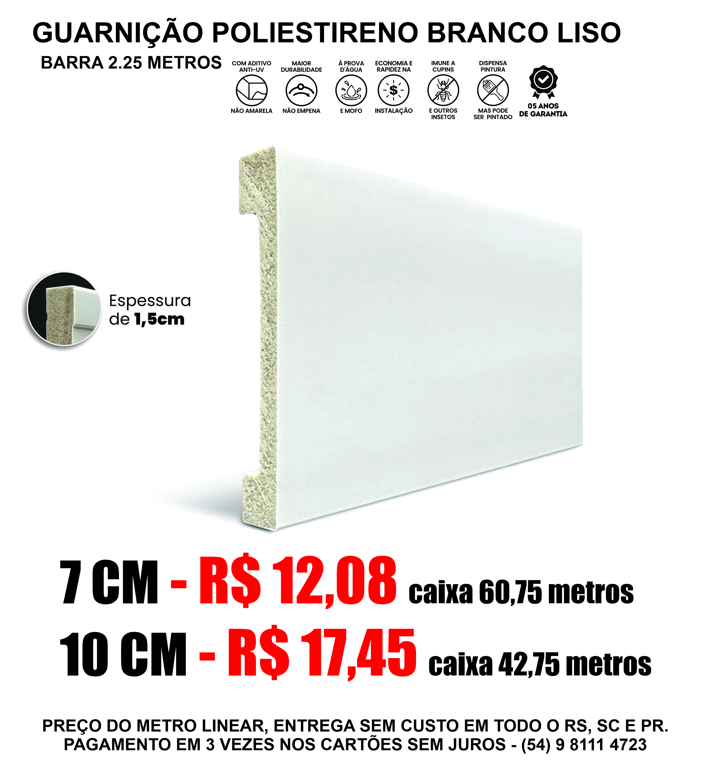 GUARNIÇÃO POLIESTIRENO BRANCO LISO.jpg